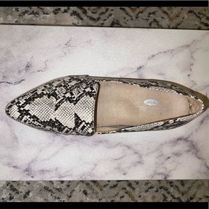 NEW Snakeskin Loafers